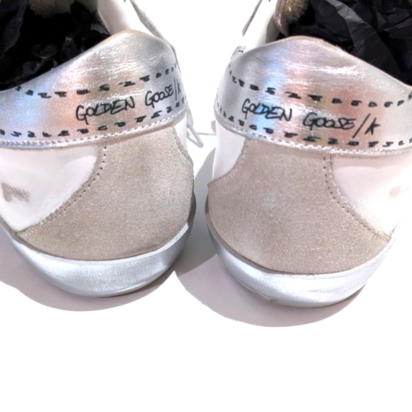 💯Golden Goose ⭐ Leather Black Marker Star Sneakers 38 - Picture 6 of 10